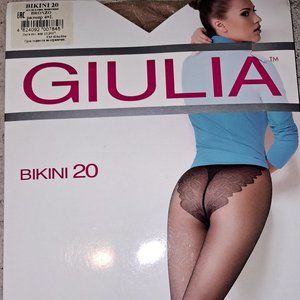 Giulia Bikini Tights Pantyhose Tan-Bronze